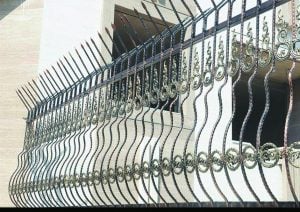 حفاظ سرنیزه دیواری مدل شکمی